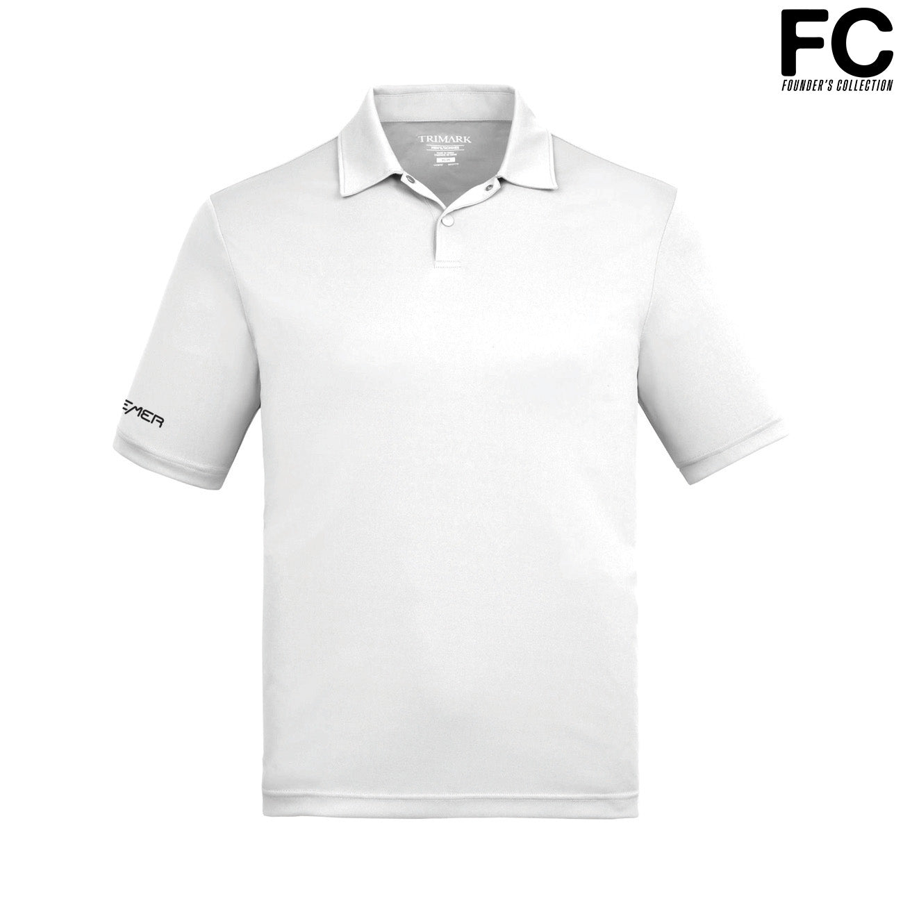 Recycled Tech Polo White