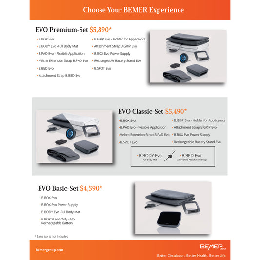 BEMER EVO Sets Price Flyer