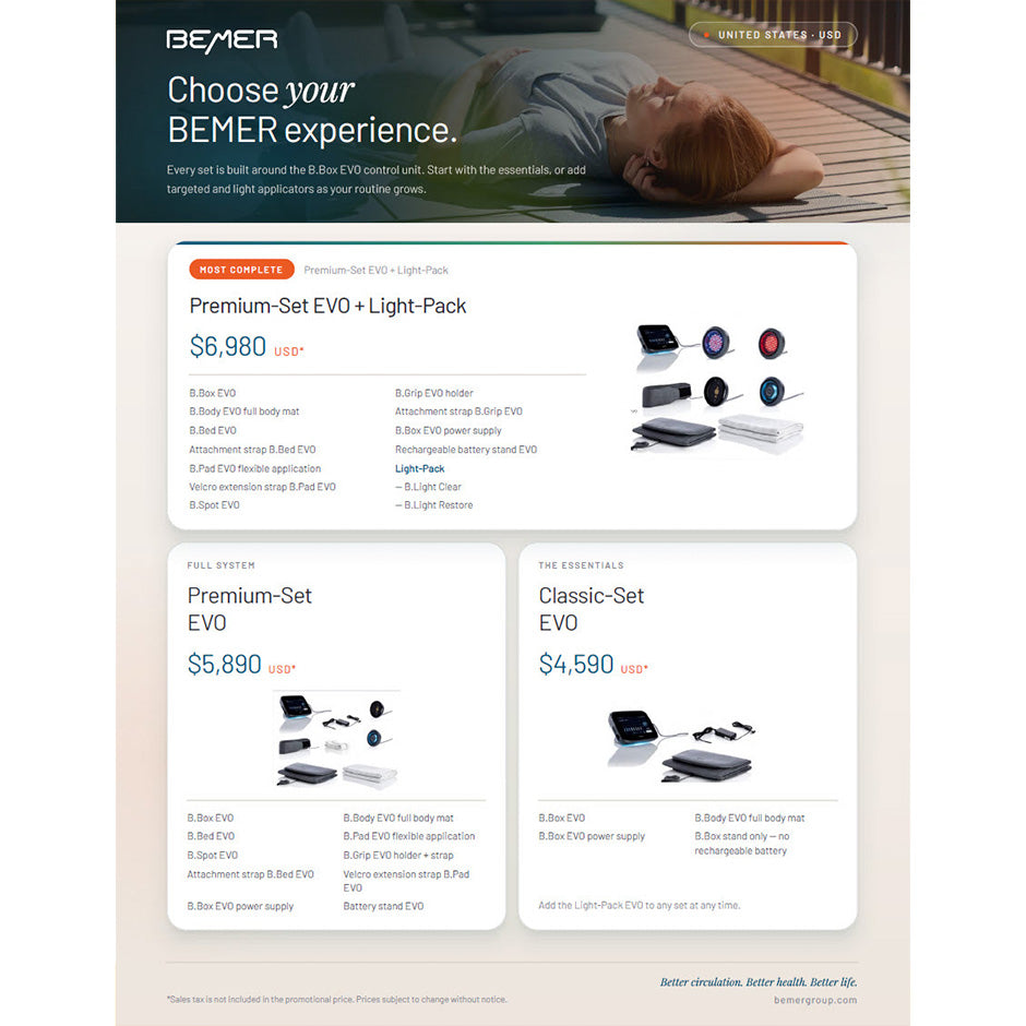 Choose Your Bemer Experience (US)