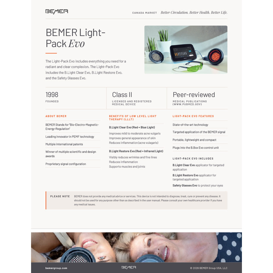 BEMER Light Pack Portrait Designs