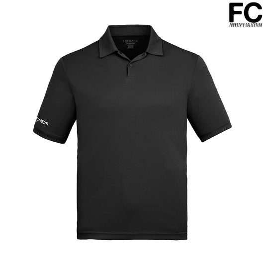 Recycled Tech Polo Black