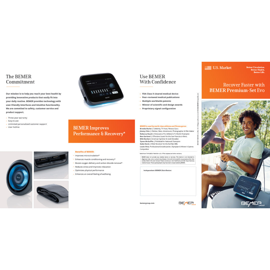 Premium EVO Set Product Quad Fold Pamphlet
